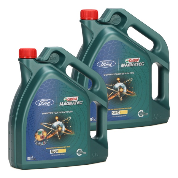 Set 2 Buc Ulei Motor Castrol Magnatec Ford 5W-20 E 5L 15D63F